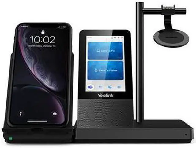 Alt view image 6 of 10 - Yealink WH66-DUAL DECT Wireless Headset Microsoft Teams Version