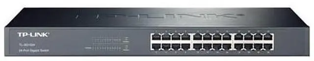 Main image of TP-Link 24-Port Gigabit Ethernet Unmanaged Switch | Plug and Play | Metal | Rackmount | Fanless | Limited Lifetime (TL-SG1024)