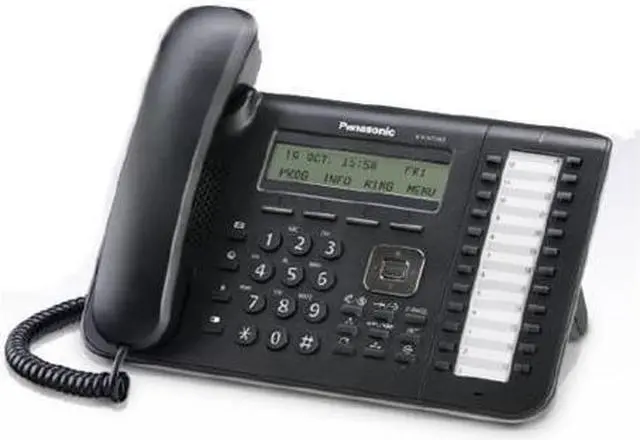 Alt view image 3 of 3 - Panasonic KX-NT543-B-R 3 Line IP Phone