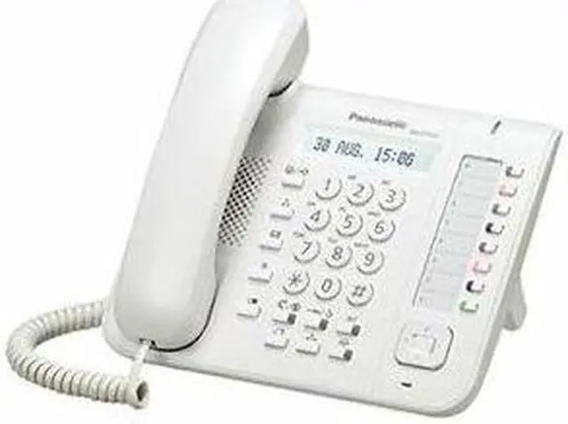 Alt view image 13 of 13 - Panasonic KX-DT521 White 8 Button 1-line Digital Telephone