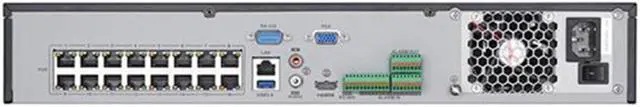 Alt view image 5 of 5 - Hikvision DS-7732NI-I4/16P 32CH 12MP NVR With 16PoE 4 SATA Interface Support Dual-OS Third-Party IP Camera H.265 NVR