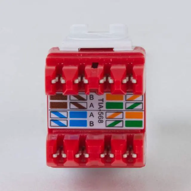 Alt view image 12 of 13 - ICC ICC-IC107F6VWH MODULE- CAT 6- HD- 400 PK- WHITE