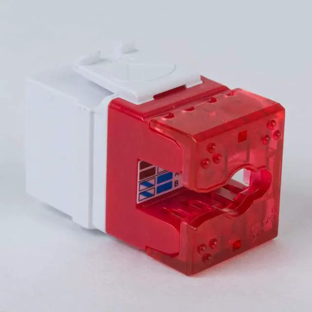 Alt view image 13 of 13 - ICC ICC-IC107F6VWH MODULE- CAT 6- HD- 400 PK- WHITE