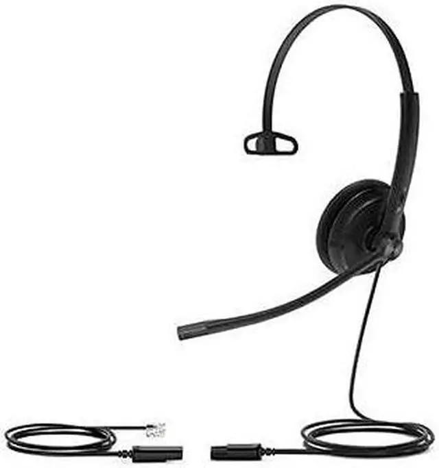 Alt view image 4 of 5 - yealink yhs34 mono analog wired headset - qd to rj9