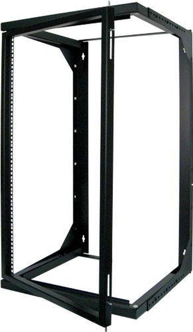 Main image of Vertical Cable  20U Open Wall Mount Frame Rack with Hinge - Adjustable Depth 18"-30" 047-WSM-2026