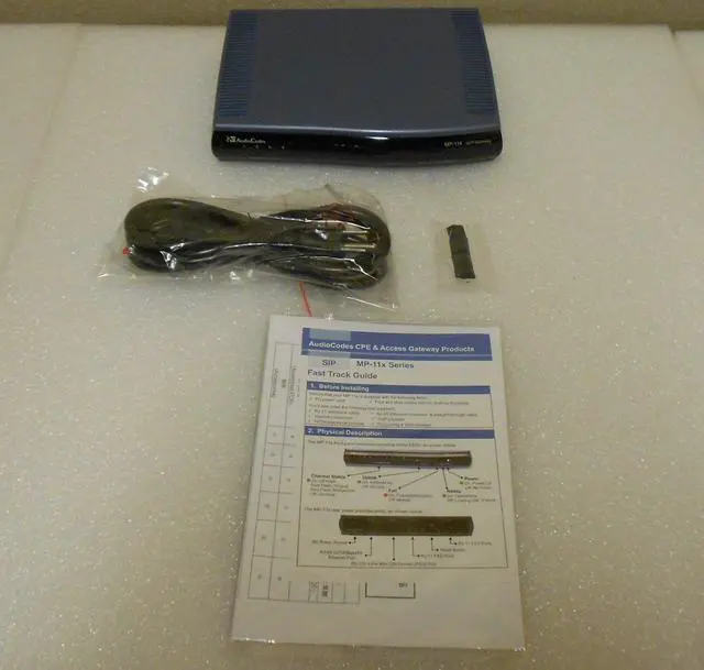 Alt view image 7 of 9 - Audiocodes MP114 4FXS Ports - SIP Telephony MP114/4S/SIP