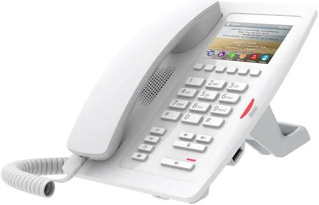 Main image of Fanvil H5 Elegant High-end Color Display Hotel Phone White H5 White