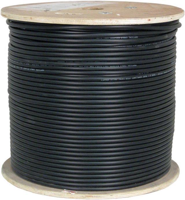 Alt view image 2 of 9 - Vertical Cable CAT6A UV Rated Outdoor Bulk Cable 1,000ft. - Black