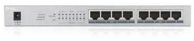 Alt view image 17 of 18 - ZYXEL 8-Port GbE Unmanaged PoE Switch - 8 Ports - Manageable - 2 Layer Supported - Twisted Pair - -