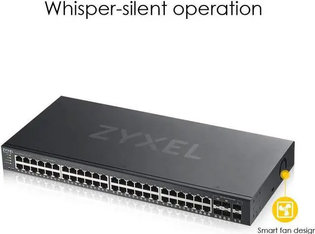 Alt view image 12 of 20 - ZYXEL COMMUNICATIONS GS1920-48v2 44Port Gigabit HCloud Switch