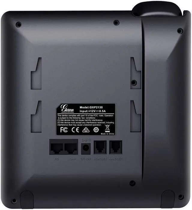 Alt view image 13 of 15 - Grandstream Enterprise IP Telephone GXP2130 (2.8" LCD, POE, Power Supply Included)