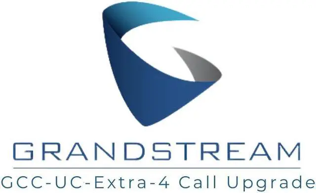 Main image of Grandstream Upgrade for additional 4 concurrent calls (up to 24 total concurrent calls) GCC-UC-Extra-4 Call Upgrade