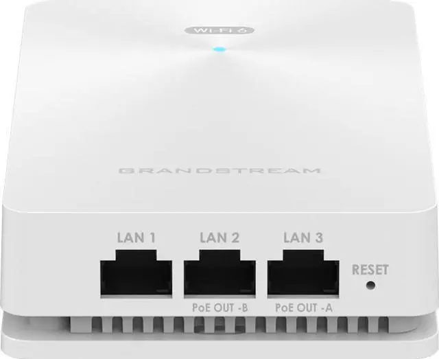 Alt view image 3 of 3 - Grandstream Hybrid 802.11ax Wi-Fi 6 In-Wall AP (2x2 2.4 GHz, 4x4 5.0 GHz) GWN7661