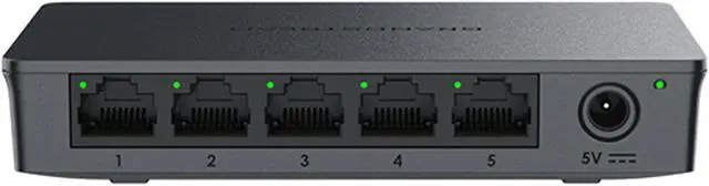 Main image of Grandstream Layer 2 Unmanaged Switch, 5 x GigE, Plastic Case GWN7700