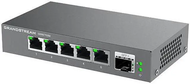 Alt view image 2 of 2 - Grandstream Unmanaged 2.5 Multi-Gigabit Switch, 5 x 2.5 GigE, 1 x SFP+ GWN7700M