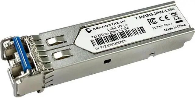 Main image of Grandstream SFP Fiber Module (Single-Mode, 1310nm Wave-Length, 20-Kilometer, 1.25Gbps) F-SM1310-20KM-1.25G