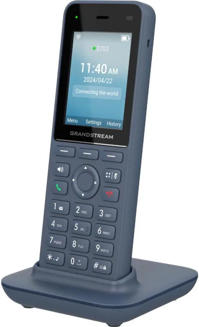 Alt view image 2 of 3 - Grandstream Cordless WiFi IP Phone WP826 SIP Phone