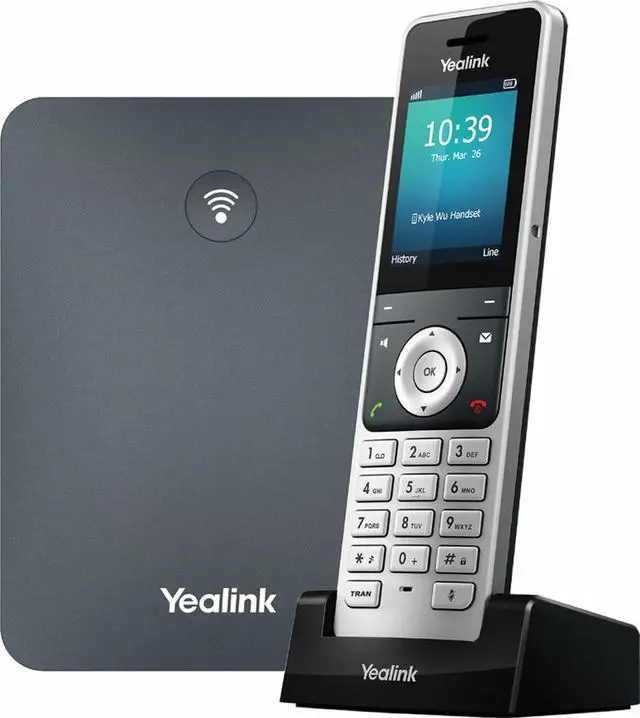 Alt view image 4 of 10 - yealink w76p - ip dect phone bundle w56h with w70 base