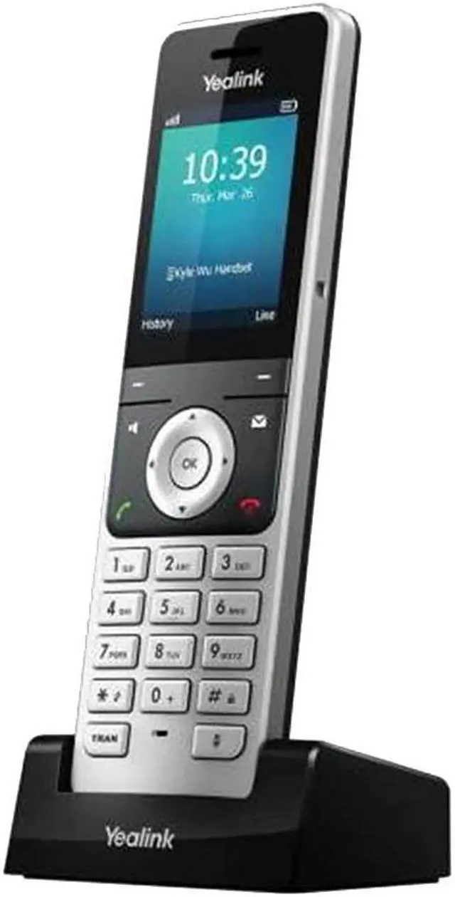 Alt view image 6 of 10 - yealink w76p - ip dect phone bundle w56h with w70 base