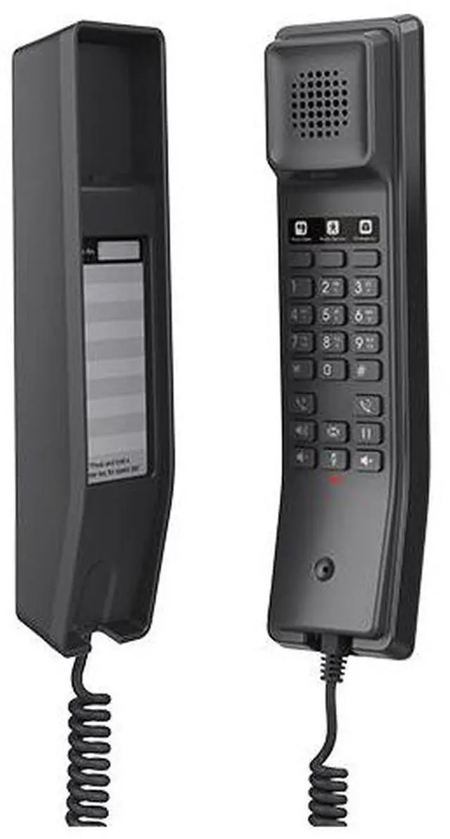 Main image of Grandstream Compact Hotel Phone w/ built-in WiFi - Black GHP611W