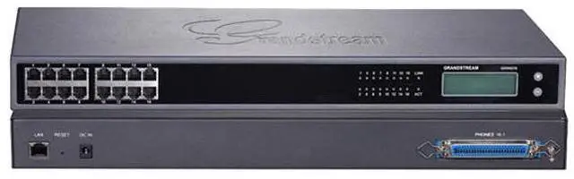 Main image of Grandstream 16 FXS, 1 GigE, near HD quality audio, GDMS Support GXW4216 v2