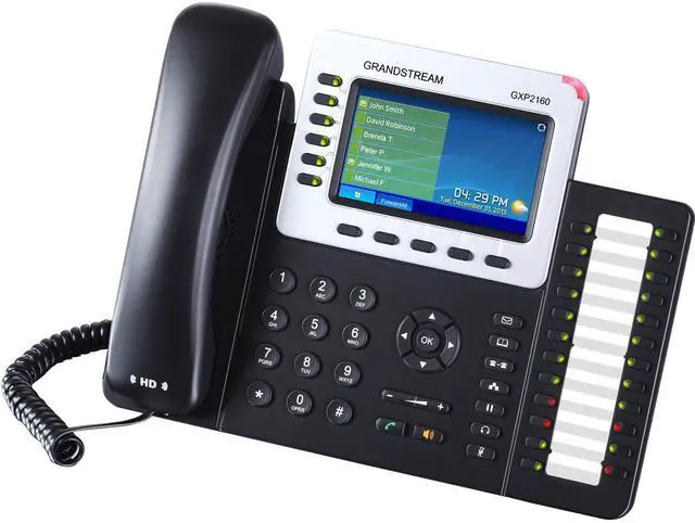 Alt view image 15 of 16 - Grandstream Gxp2160 Ip Phone - Bluetooth - Desktop Wall Mountable