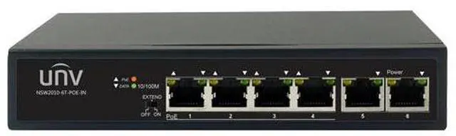 Main image of Uniview UNV Ethernet 4 Port PoE Switch NSW2010-6T-PoE-IN