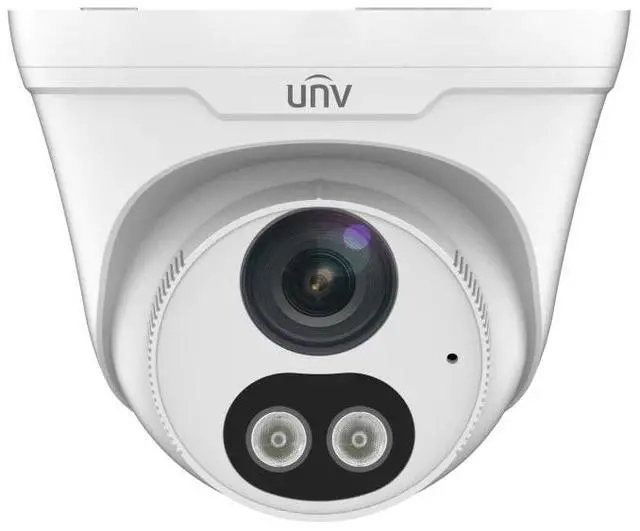 Main image of Uniview UNV 4MP Dual Light Fixed Turret, 4.0mm, Built-in Mic & Speaker IPC3612SR3-ADF40KMC-DL