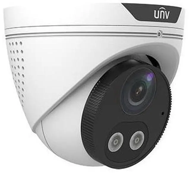 Alt view image 2 of 3 - Uniview UNV 4MP Dual Light Fixed Turret, 4.0mm, Built-in Mic & Speaker IPC3614SR3-ADF40KMC-DL