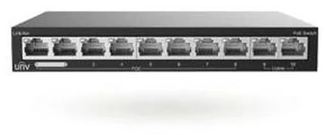 Main image of Uniview UNV Ethernet 8 Port PoE Switch NSW2020-10T-POE-IN