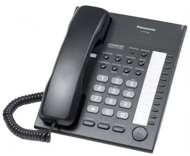 Alt view image 2 of 2 - Panasonic KX-T7750B-R Basic System Telephone