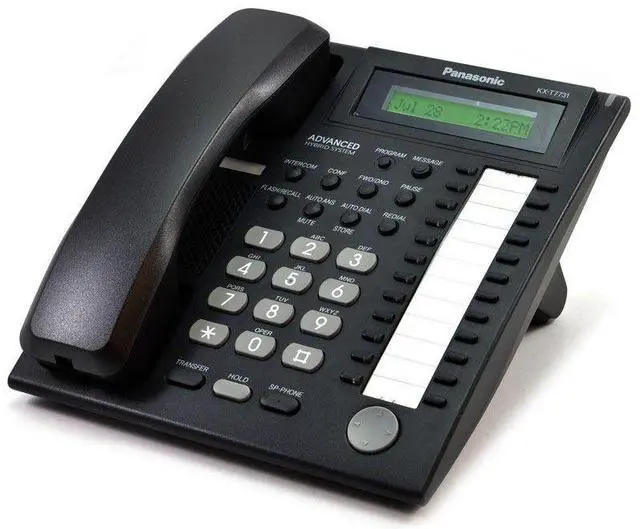Main image of Panasonic KX-T7731 24 Button Display Phone Black (Refurbished)