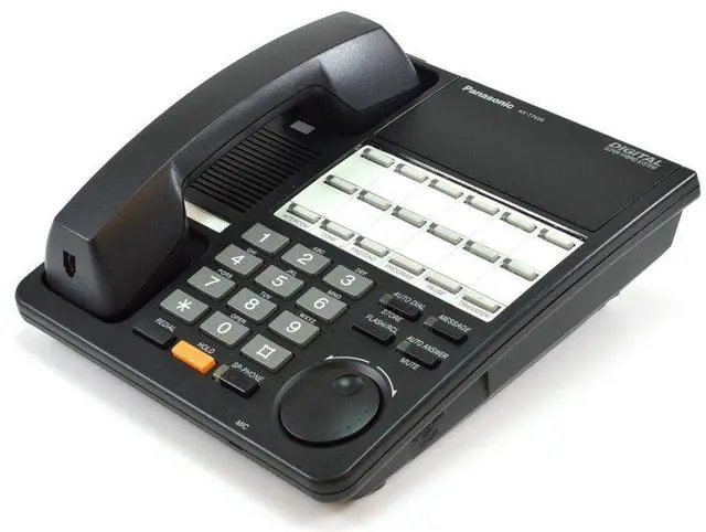 Main image of Panasonic KX-T7420 12-Button Non-Display Speakerphone Black- (Refurbished)