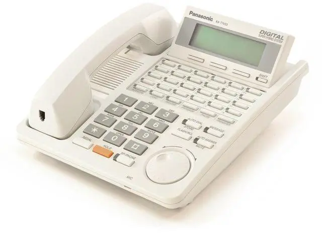 Main image of Panasonic KX-T7433 White 24 Button 3-Line LCD Display (Refurbished)