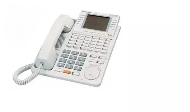 Main image of Panasonic KX-T7456 Digital 24 Button Speakerphone 6-Line Display KXT7456 White(Refurbished)
