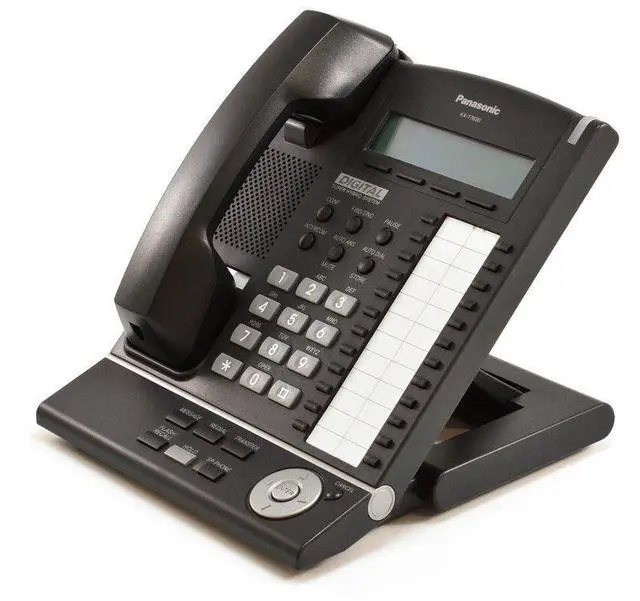 Main image of Panasonic KX-T7630-B 24 Button 3-Line LCD Speakerphone Black (Refurbished)
