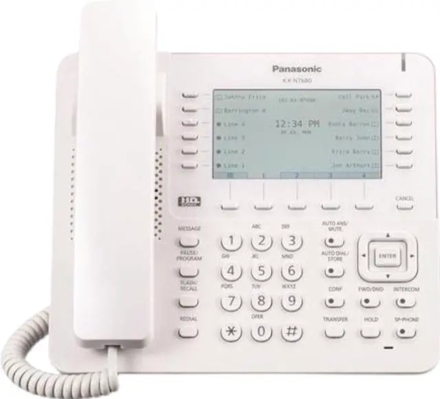 Alt view image 2 of 2 - Panasonic KX-NT680 Intuitive IP Proprietary Phone White (Refurbished)