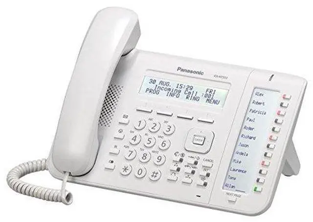 Main image of Panasonic KX NT553 12-Button Black IP Display Speakerphone