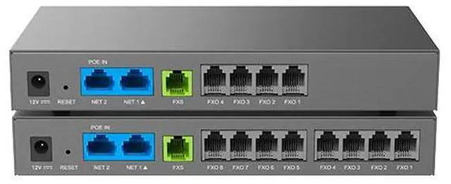 Alt view image 3 of 3 - Grandstream HT841 4 FXO, 1 FXS, 2 GigE PoE NAT Router