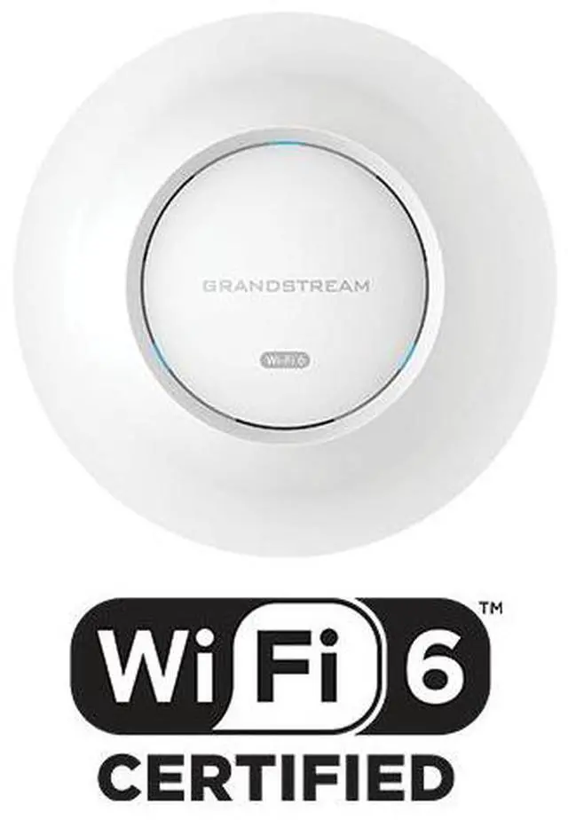 Main image of Grandstream Hybrid 802.11ax Wi-Fi 6 AP, AX3000, (2x2 2.4 GHz, 3x3 5.0 GHz) GWN7660E New Version