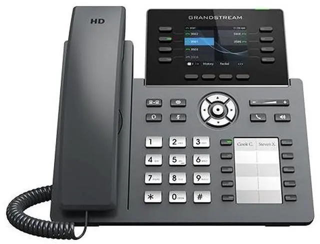 Main image of Grandstream 8 Lines, 4 SIP Accounts, 2.8in scrn (color), 10 Paper VPKs, PoE + GigE, WiFi GRP2634