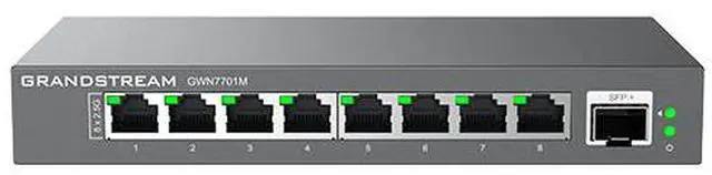 Main image of Grandstream Unmanaged 2.5 Multi-Gigabit Switch, 8 x 2.5 GigE, 1 x SFP+ GWN7701M