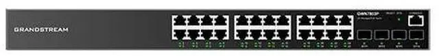 Main image of Grandstream Enterprise Layer 2+ Managed PoE Network Switch, 24 x GigE, 4 x SFP GWN7803P