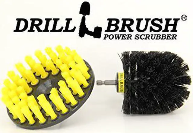 Alt view image 3 of 3 - Tile and Grout Drill Brush Cordless Drill Power Scrubber