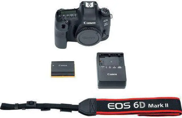 Alt view image 3 of 4 - Canon EOS 6D Mark II Wi-Fi Digital SLR Camera Body with BG-E21 Battery Grip