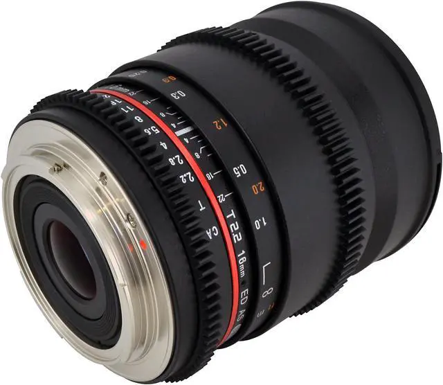 Alt view image 17 of 20 - Rokinon CV16M-NEX 16mm T2.2 Cine Wide Angle Lens for Sony E-Mount Cameras