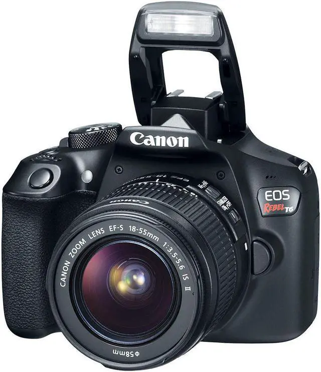 Alt view image 4 of 5 - Canon EOS Rebel T6 DSLR Camera with 18-55mm Lens