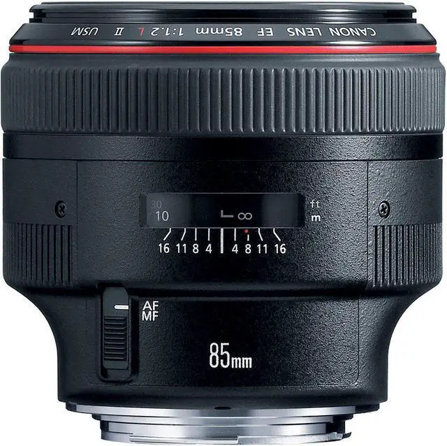 Alt view image 3 of 4 - Canon EF 85MM F/1.2 L USM II Camera Lens (Intl Model) + 3 Pcs Filter Kit + Cleaning Kit