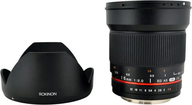 Alt view image 5 of 5 - Rokinon 16mm f/2.0 ED AS UMC CS Lens for Micro Four Thirds Mount Cameras