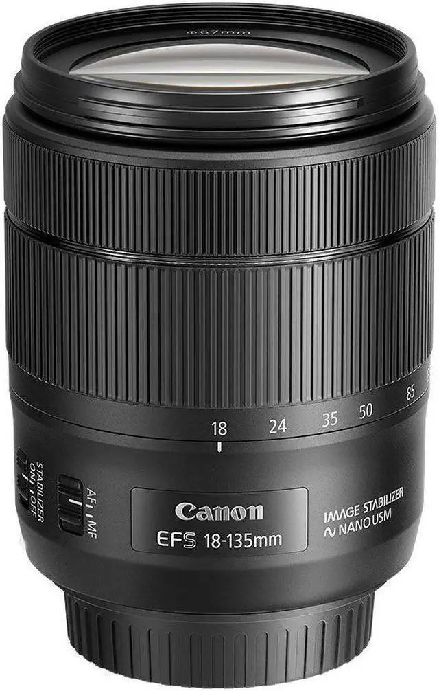 Main image of Canon EF-S 18-135mm f/3.5-5.6 Image Stabilization USM Lens (Black) (Renewed)